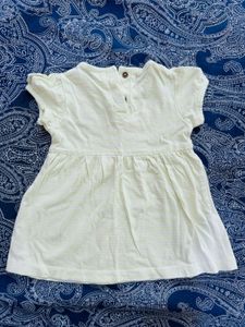 Baby green Girl's Cute Embroidered Dress