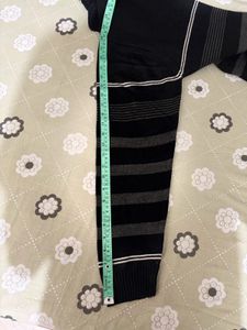 Vintage Striped Zip-Up Sweater
