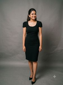 Classic Black Sheath Dress