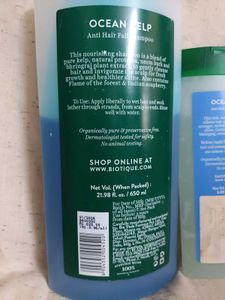 Biotique Ocean Kelp Shampoo &amp; Conditioner Set