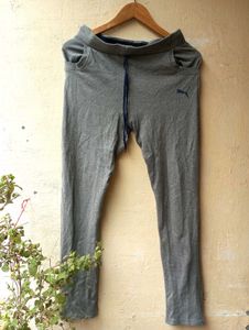 Puma Gray Track Pants (Women)