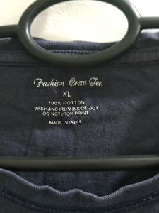 Printed T-Shirt - Navy Blue