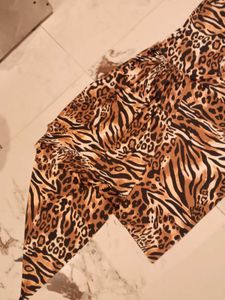 xxl Leopard Print One Shoulder Dress