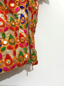 Embroidered Mirror Work Blouse