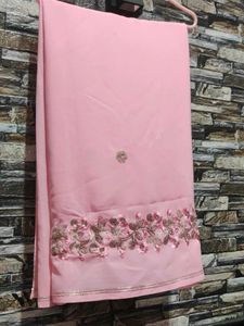 Elegant Pink Saree