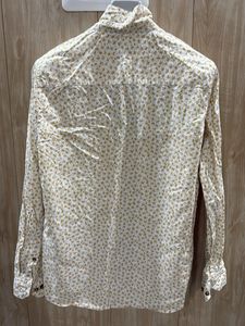 Max Men's White Floral Print Button-Down Shirt
