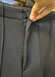 Black Fitted Trousers