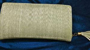 Elegant Wallet with Tassel Detail