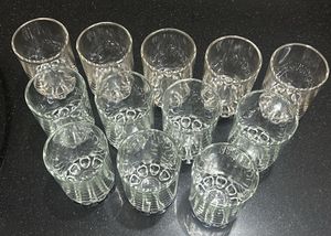 New- Set of 12 🥂 Clear Glass Tumblers