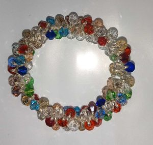 Colorful Crystal Multi colour hair tie