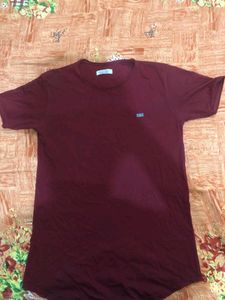 Mehroon T Shirt For Mens