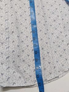 Men's White Printed Casual Shirt
