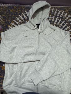 *PRICE DROP*H&amp;M Men's Grey Zip-Up Hoodie