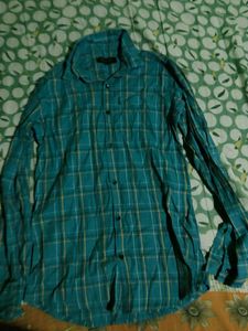 Men's Plaid Long-Sleeve Shirt
