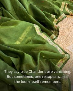 New Pure Silk Chanderi Saree