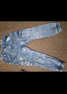 kids Jeans - Grey &amp; Blue Washed