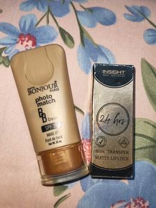 Bonjour BB Cream & Insight Lipstick Combo