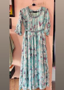 Beautiful Floral Print Maxi Dress