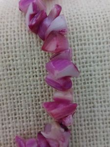 Chic Purple Chip Stone Necklace