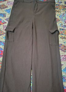 Brown Corduroy Cargo Pants