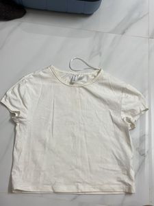 Classic White Cropped T-Shirt