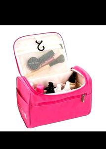 Pink Travel Makeup kit Bag