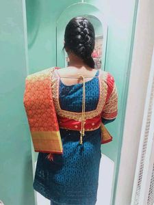 Red Embroidered Blouse