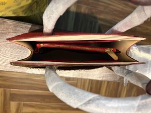brown Structured Handbag