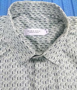 🗿🗺️OG Zara Man Geometric Print Shirt