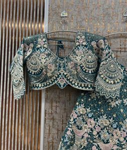 Designer Peacock Embroidered Lehenga Choli