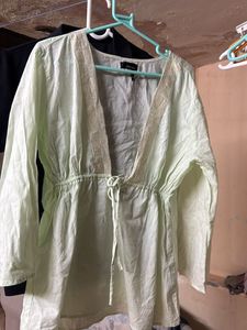 Light Green Cotton Kurta