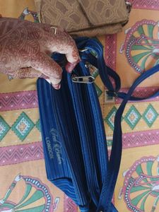 Ted Baker London Blue Striped Crossbody Bag and br