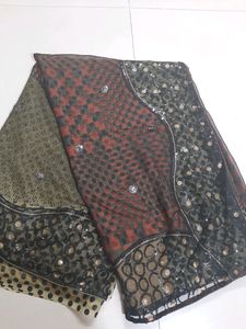 Black Party Wear Saree