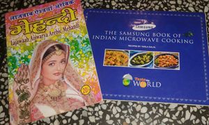 Samsung Indian Microwave Cooking Book and Mehendi