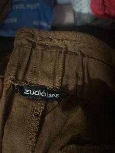 Brown High-Waisted Trousers