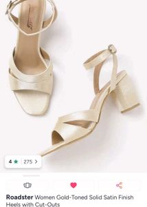 Myntra brand Roaster Gold Strappy 👠