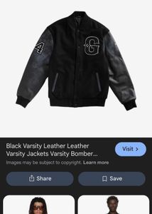 Stylish Black Varsity Jacket