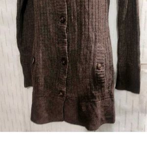 Long Hoodie Cardigan Sweater