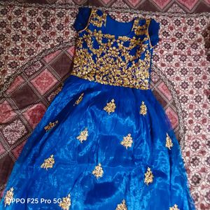 Anarkali Gown (Blue)