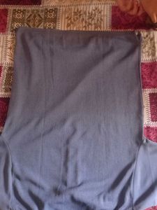 Men's Blue Zip Polo T-Shirt