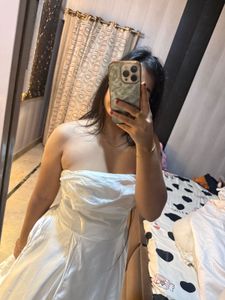 Elegant White Bridal gown 🎀🩷🧚🏻‍♀️