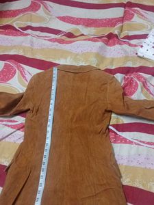 Classic Brown Suede Blazer