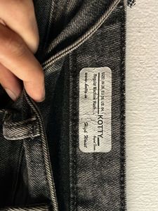 Grey High Waist Jeans