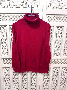 🌸Imported Classic Red Turtleneck Sweater I