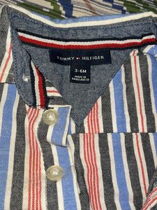 Tommy Hilfiger Striped Shirt &amp; Shorts Set