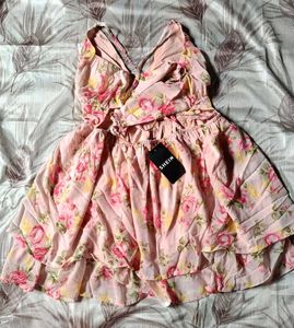 Floral Print Mini Dress