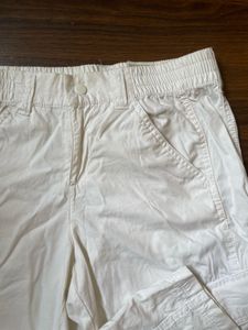 White Cargo Pants