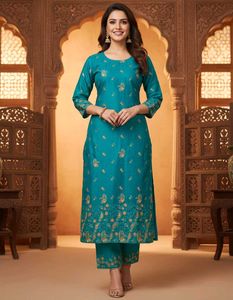 Beautiful Tealkurta Plazzo Set