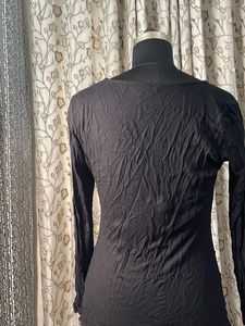Black Long Sleeve Top