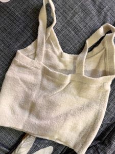 Cozy Cream Knit Tank Top